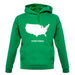 United States Silhouette unisex hoodie United States Silhouette unisex hoodie