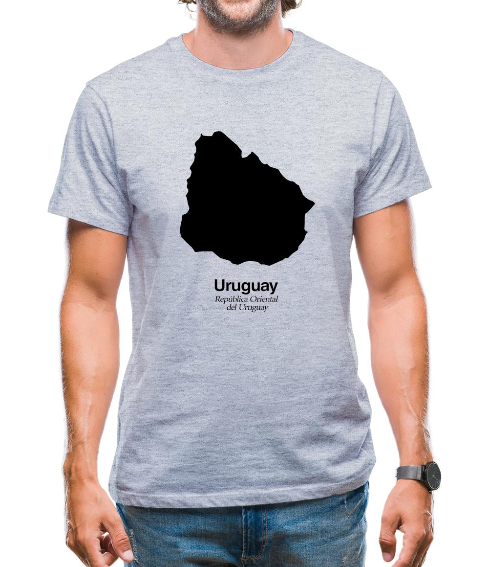Uruguay Silhouette Mens T-Shirt Uruguay Silhouette Mens T-Shirt