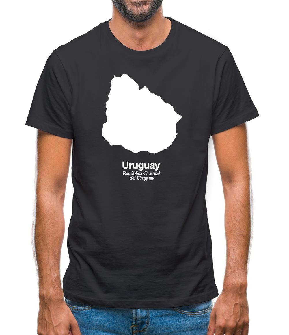 Uruguay Silhouette Mens T-Shirt Uruguay Silhouette Mens T-Shirt