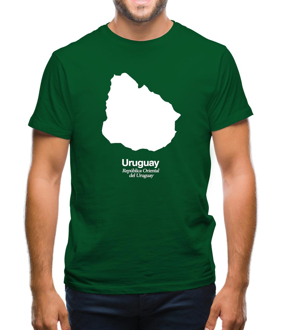 Uruguay Silhouette Mens T-Shirt Uruguay Silhouette Mens T-Shirt