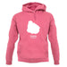 Uruguay Silhouette unisex hoodie Uruguay Silhouette unisex hoodie