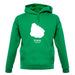 Uruguay Silhouette unisex hoodie Uruguay Silhouette unisex hoodie
