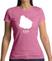 Uruguay Silhouette Womens T-Shirt Uruguay Silhouette Womens T-Shirt