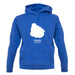 Uruguay Silhouette unisex hoodie Uruguay Silhouette unisex hoodie