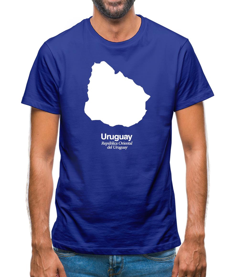Uruguay Silhouette Mens T-Shirt Uruguay Silhouette Mens T-Shirt