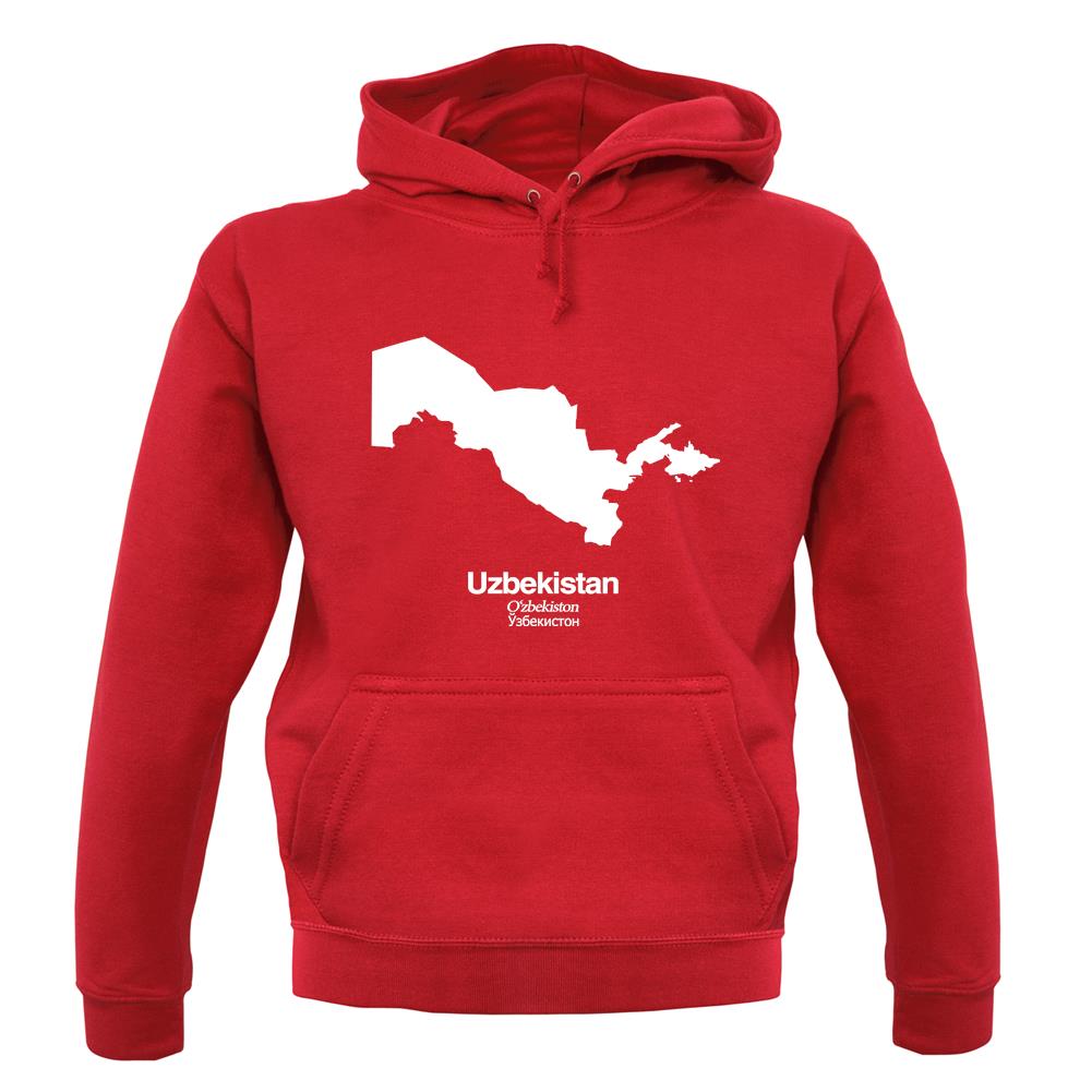 Uzbekistan Silhouette unisex hoodie Uzbekistan Silhouette unisex hoodie