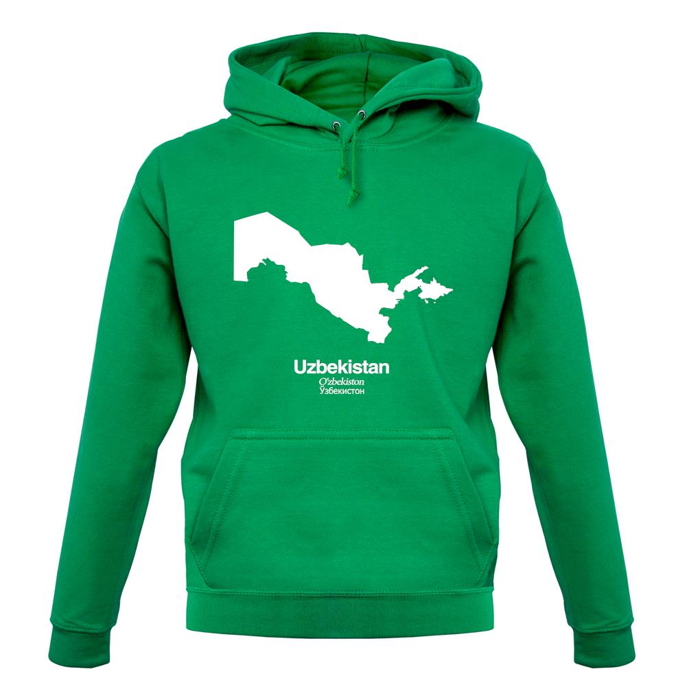 Uzbekistan Silhouette unisex hoodie Uzbekistan Silhouette unisex hoodie