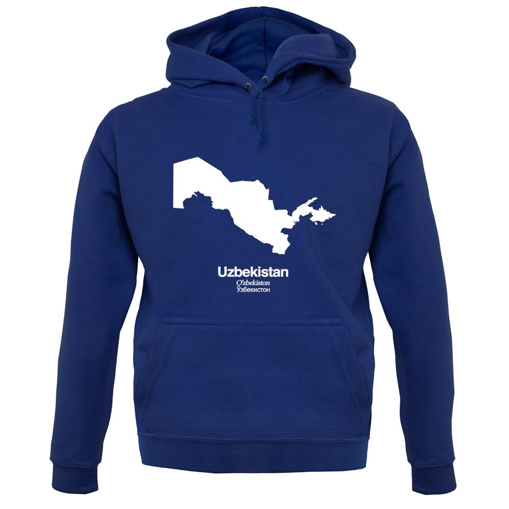 Uzbekistan Silhouette unisex hoodie Uzbekistan Silhouette unisex hoodie