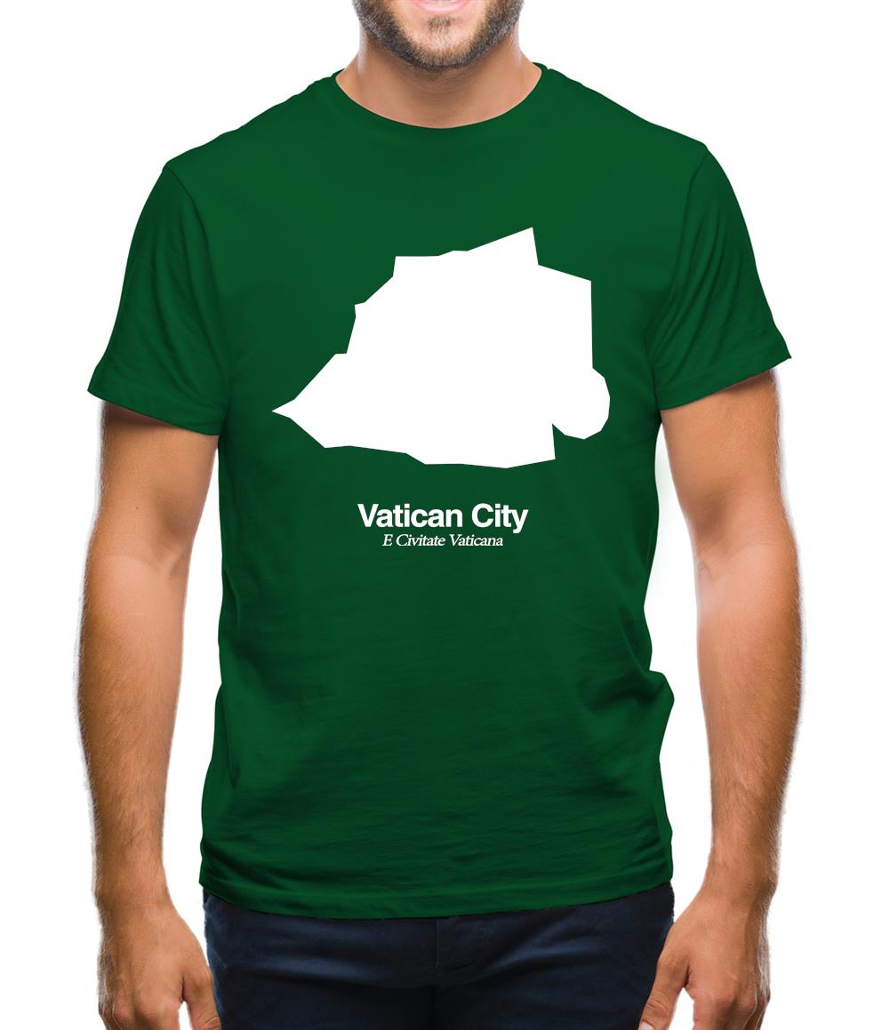 Vatican City Silhouette Mens T-Shirt Vatican City Silhouette Mens T-Shirt