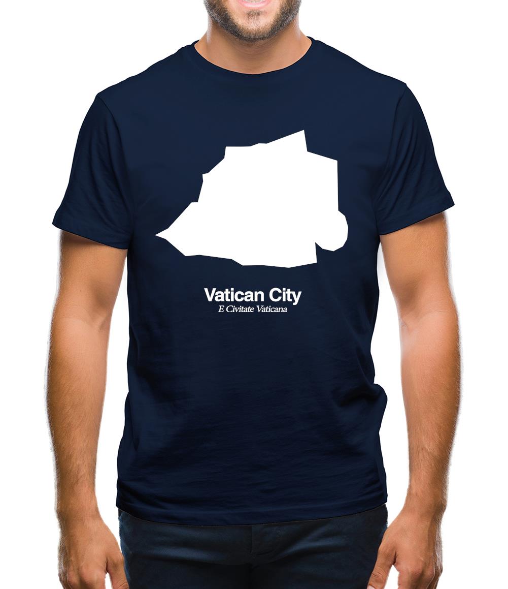 Vatican City Silhouette Mens T-Shirt Vatican City Silhouette Mens T-Shirt