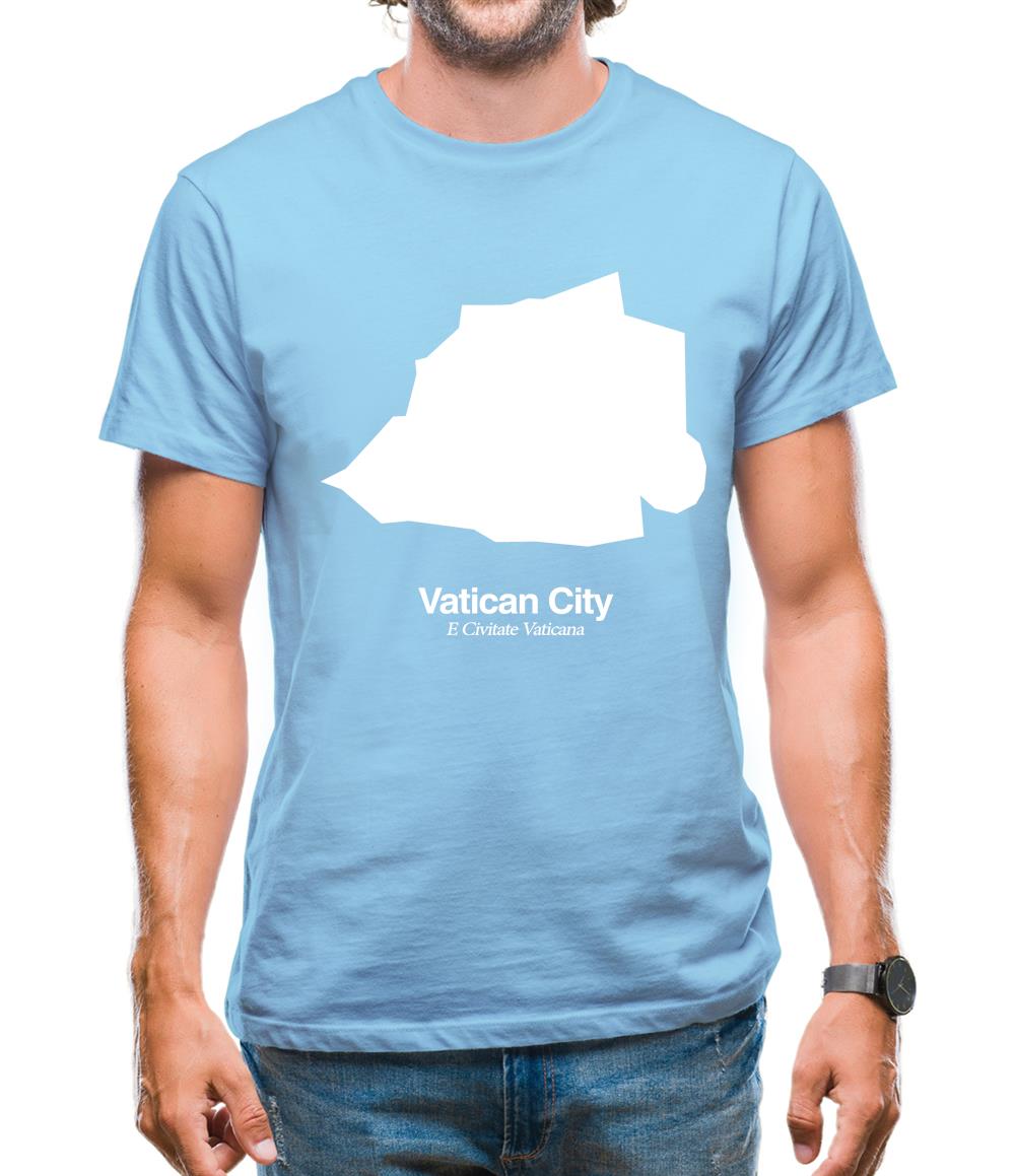 Vatican City Silhouette Mens T-Shirt Vatican City Silhouette Mens T-Shirt