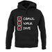 Crawl Walk Dive unisex hoodie Crawl Walk Dive unisex hoodie
