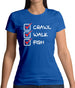 Crawl Walk Fish Womens T-Shirt Crawl Walk Fish Womens T-Shirt