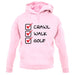 Crawl Walk Golf unisex hoodie Crawl Walk Golf unisex hoodie