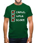 Crawl Walk Score Mens T-Shirt Crawl Walk Score Mens T-Shirt