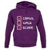 Crawl Walk Score unisex hoodie Crawl Walk Score unisex hoodie