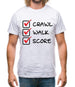 Crawl Walk Score Mens T-Shirt Crawl Walk Score Mens T-Shirt