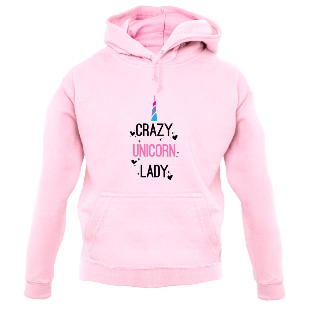 Crazy Unicorn Lady unisex hoodie Crazy Unicorn Lady unisex hoodie