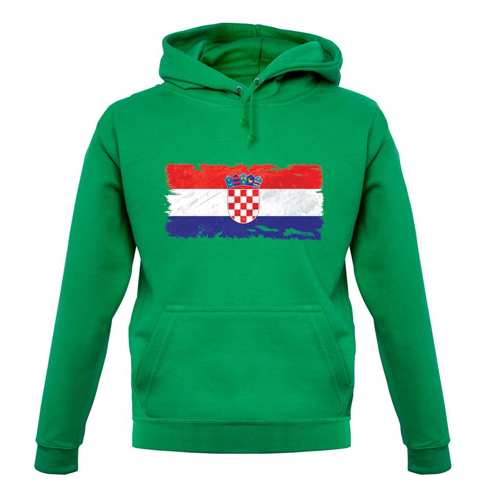 Croatia Grunge Style Flag unisex hoodie Croatia Grunge Style Flag unisex hoodie