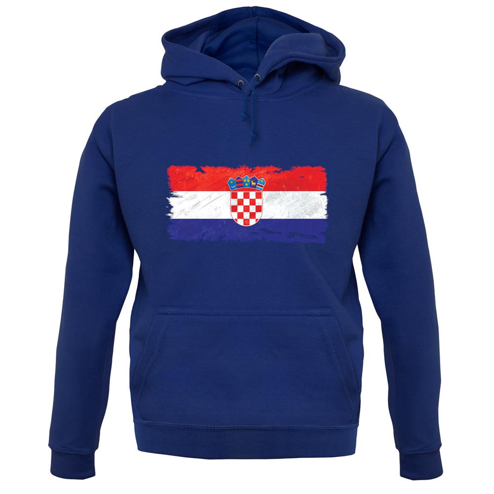 Croatia Grunge Style Flag unisex hoodie Croatia Grunge Style Flag unisex hoodie