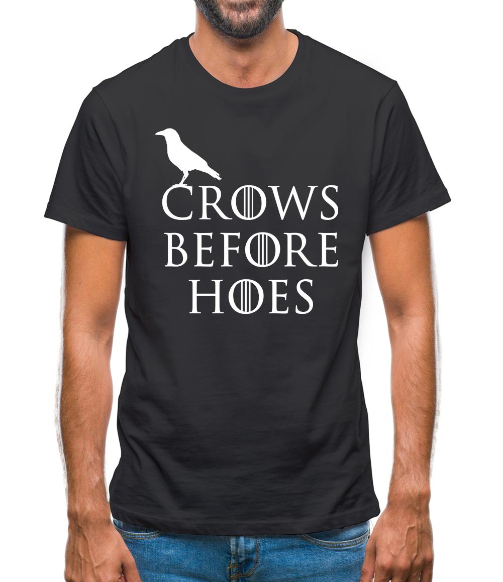 Crows Before Hoes Mens T-Shirt Crows Before Hoes Mens T-Shirt