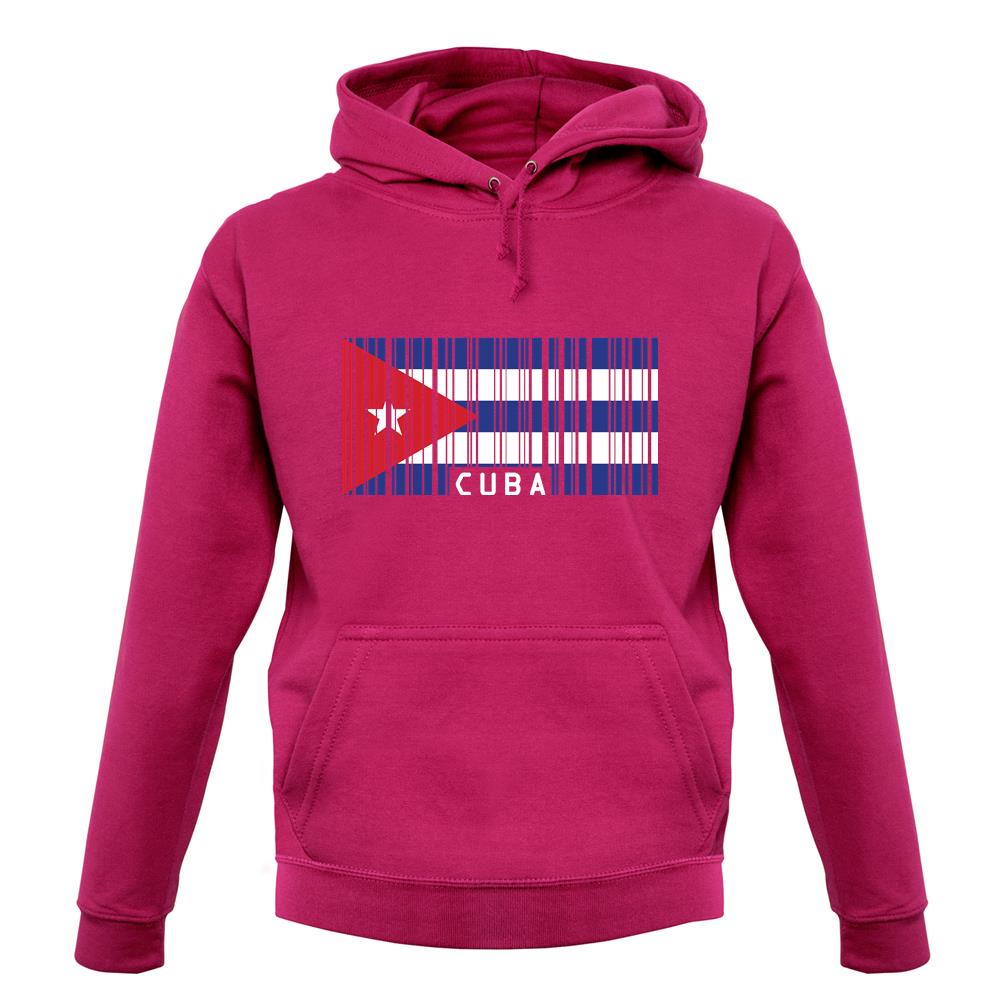 Cuba Barcode Style Flag unisex hoodie Cuba Barcode Style Flag unisex hoodie