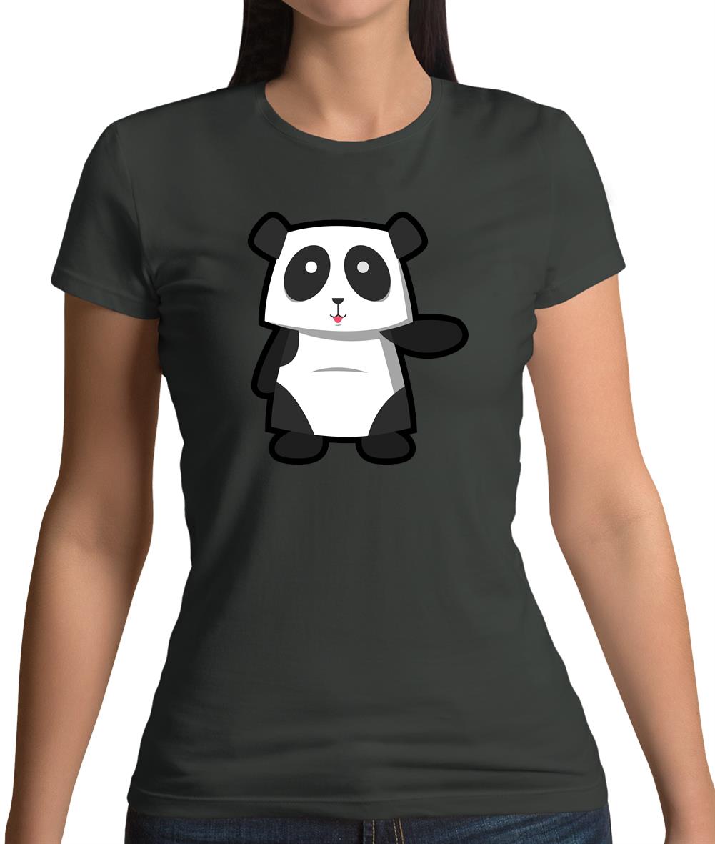 Cute Panda Womens T-Shirt Cute Panda Womens T-Shirt