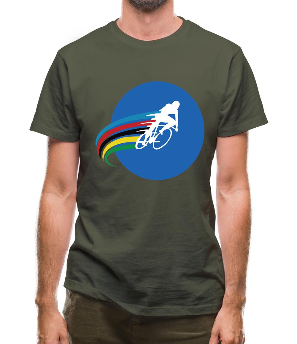 Cycling Stripes Mens T-Shirt Cycling Stripes Mens T-Shirt