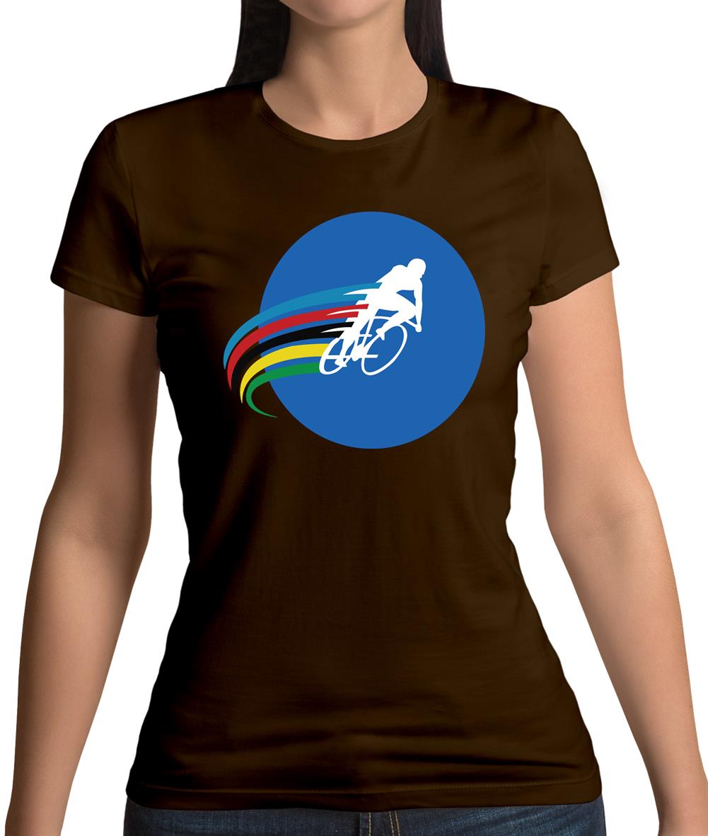Cycling Stripes Womens T-Shirt Cycling Stripes Womens T-Shirt