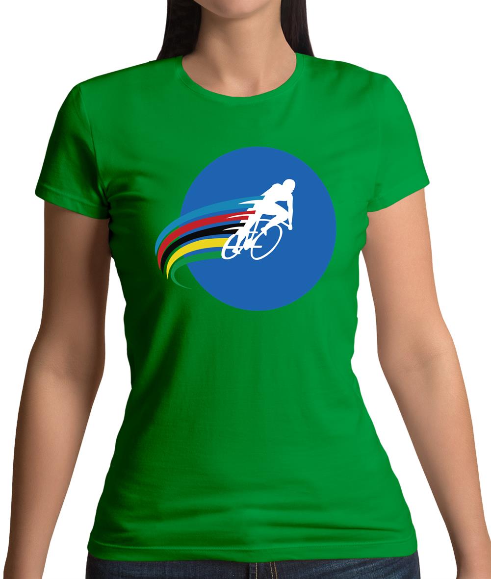 Cycling Stripes Womens T-Shirt Cycling Stripes Womens T-Shirt