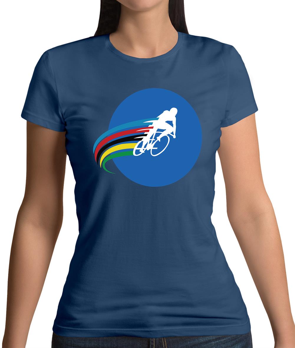 Cycling Stripes Womens T-Shirt Cycling Stripes Womens T-Shirt