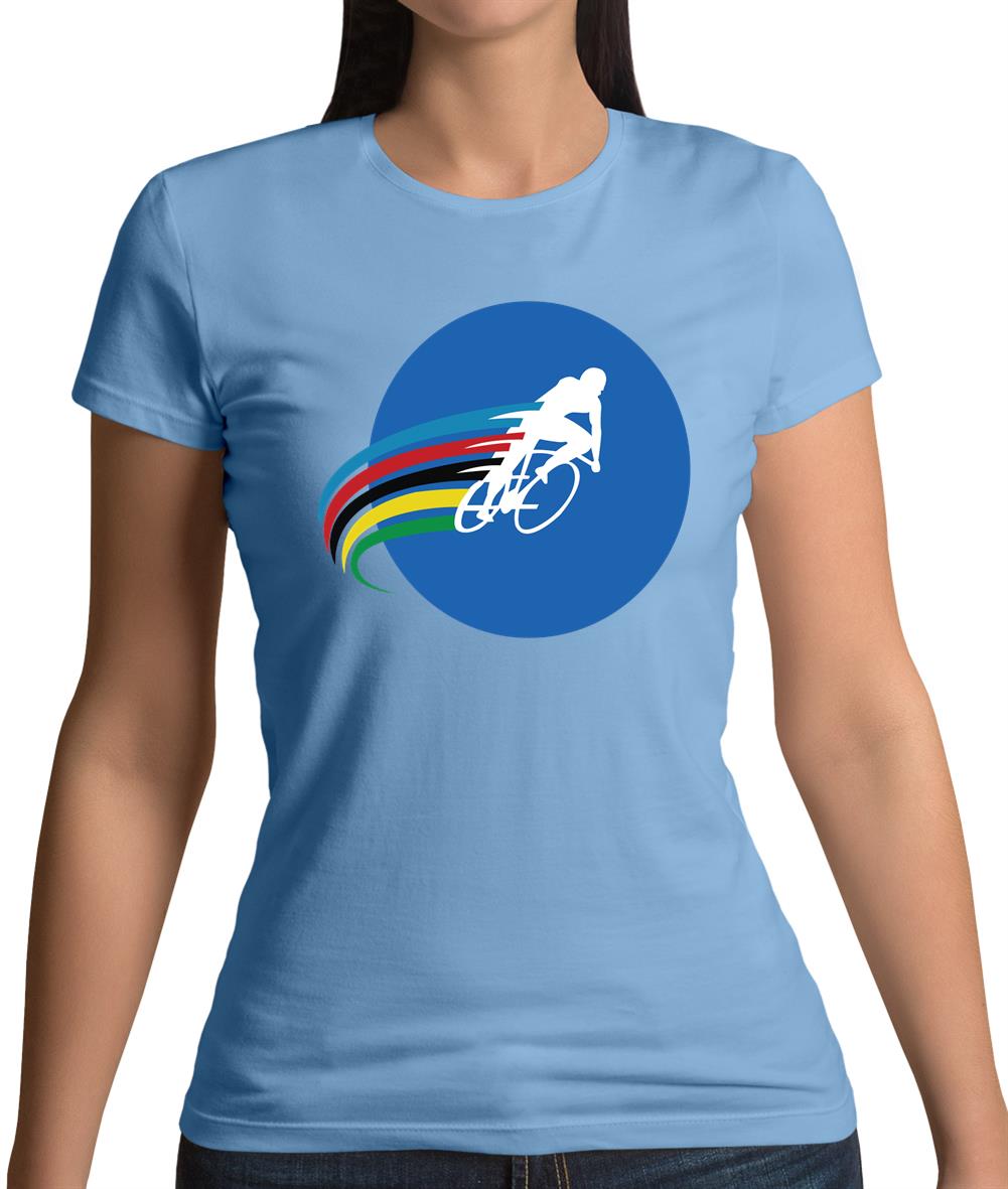 Cycling Stripes Womens T-Shirt Cycling Stripes Womens T-Shirt