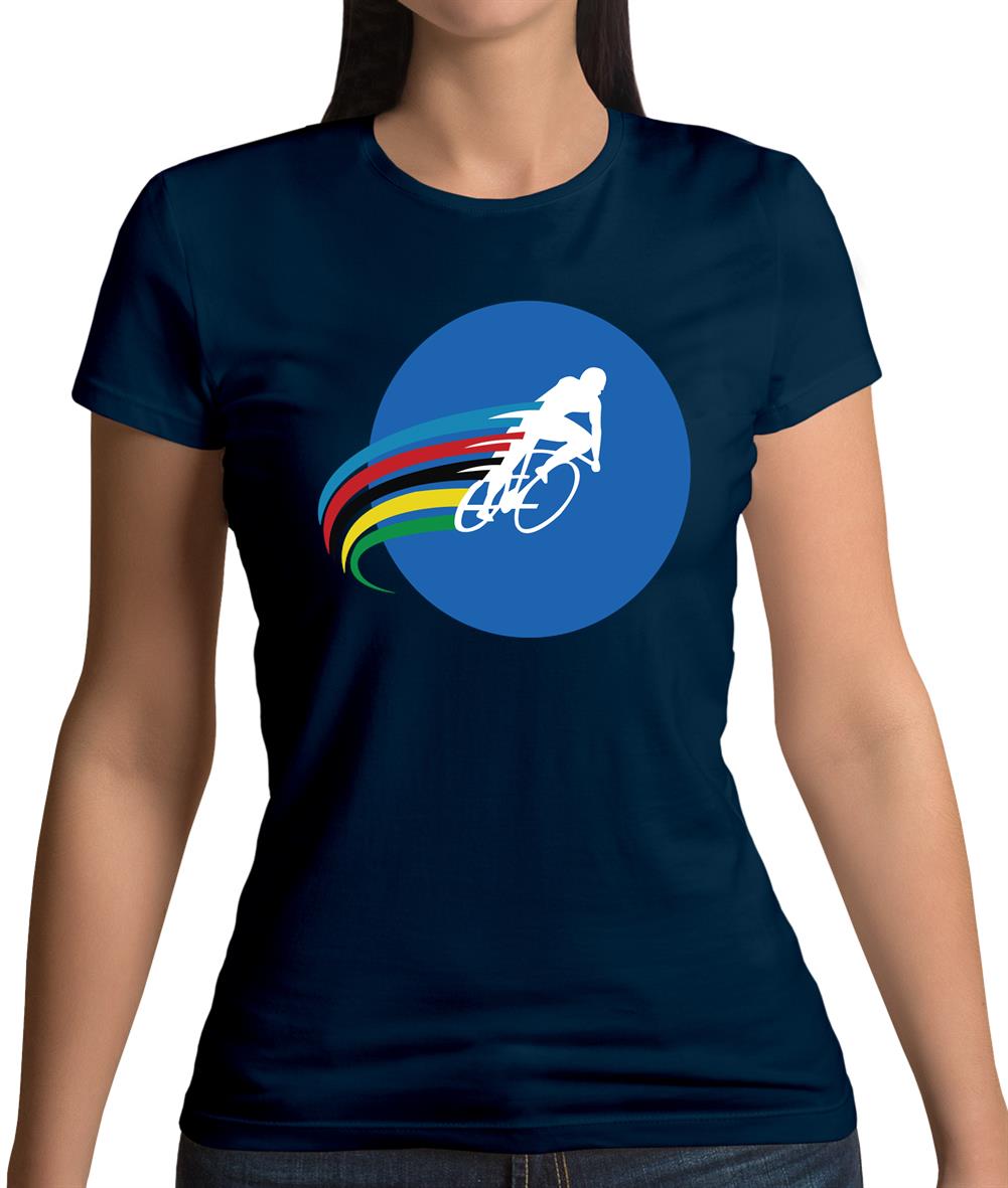 Cycling Stripes Womens T-Shirt Cycling Stripes Womens T-Shirt