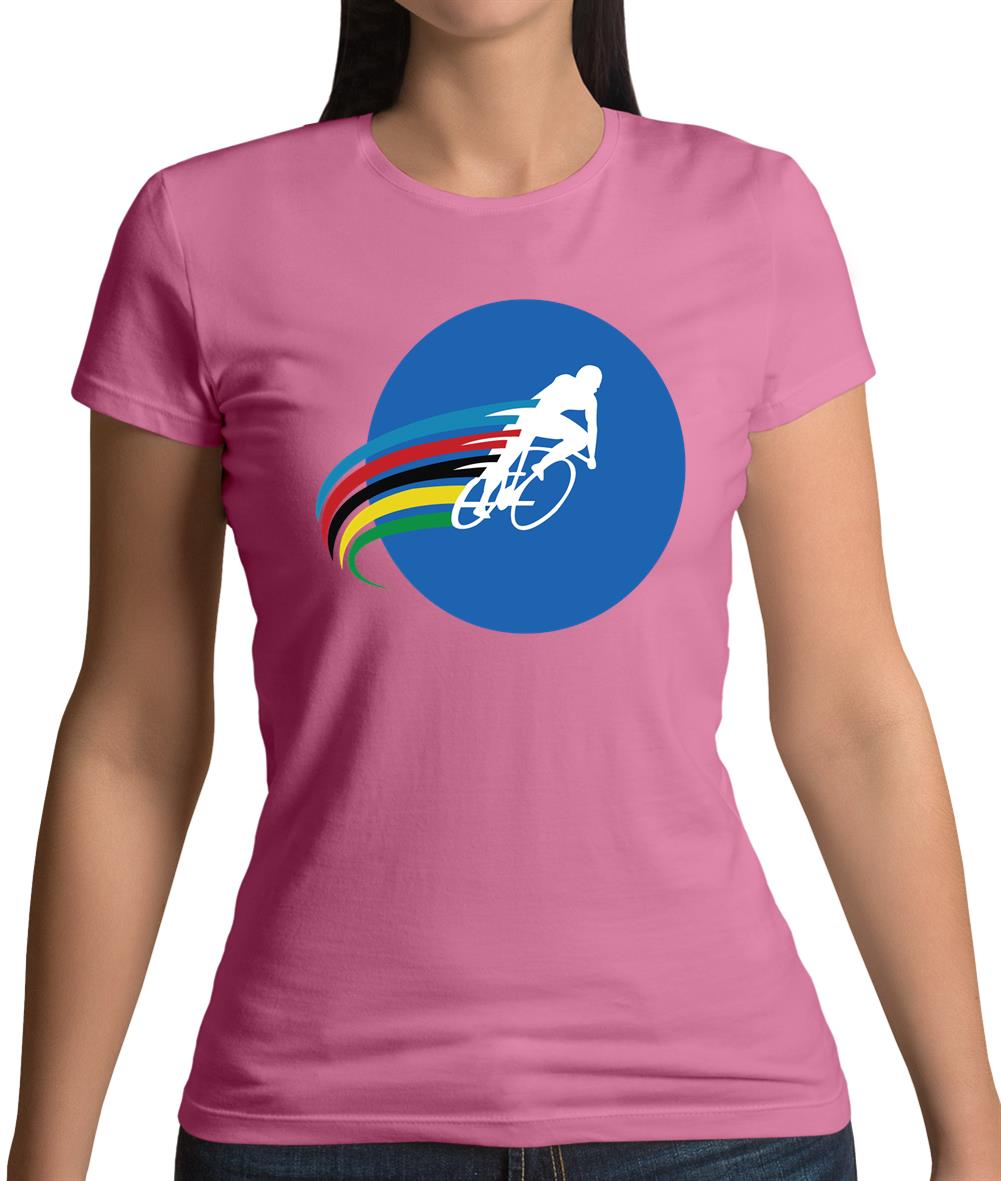 Cycling Stripes Womens T-Shirt Cycling Stripes Womens T-Shirt