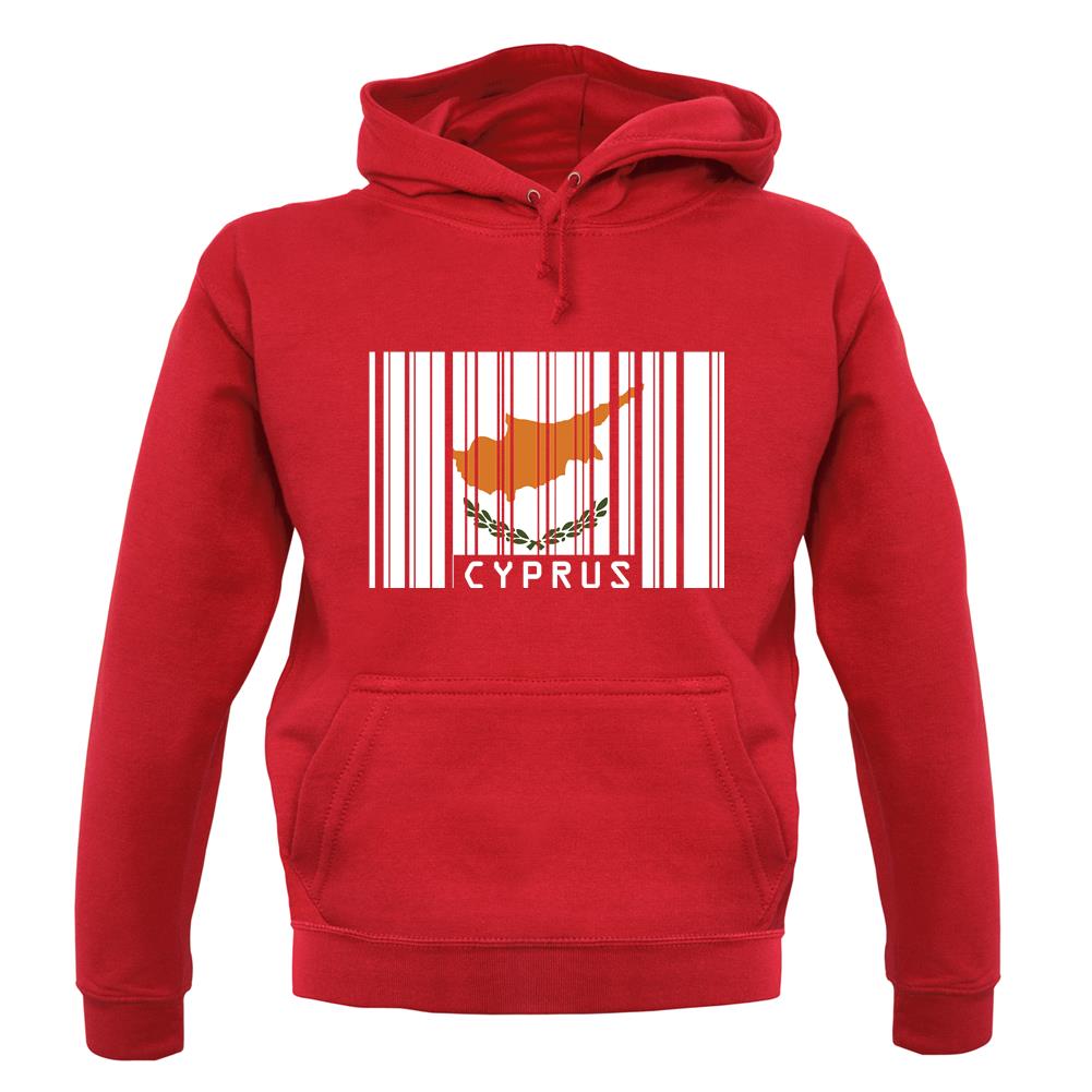 Cyprus Barcode Style Flag unisex hoodie Cyprus Barcode Style Flag unisex hoodie