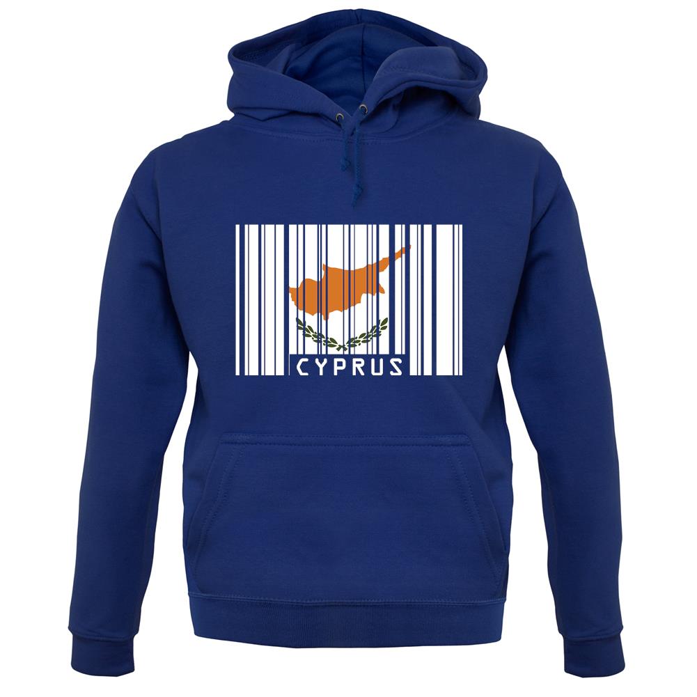 Cyprus Barcode Style Flag unisex hoodie Cyprus Barcode Style Flag unisex hoodie