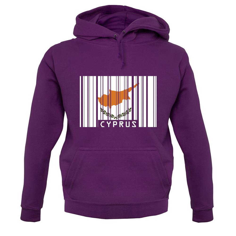 Cyprus Barcode Style Flag unisex hoodie Cyprus Barcode Style Flag unisex hoodie