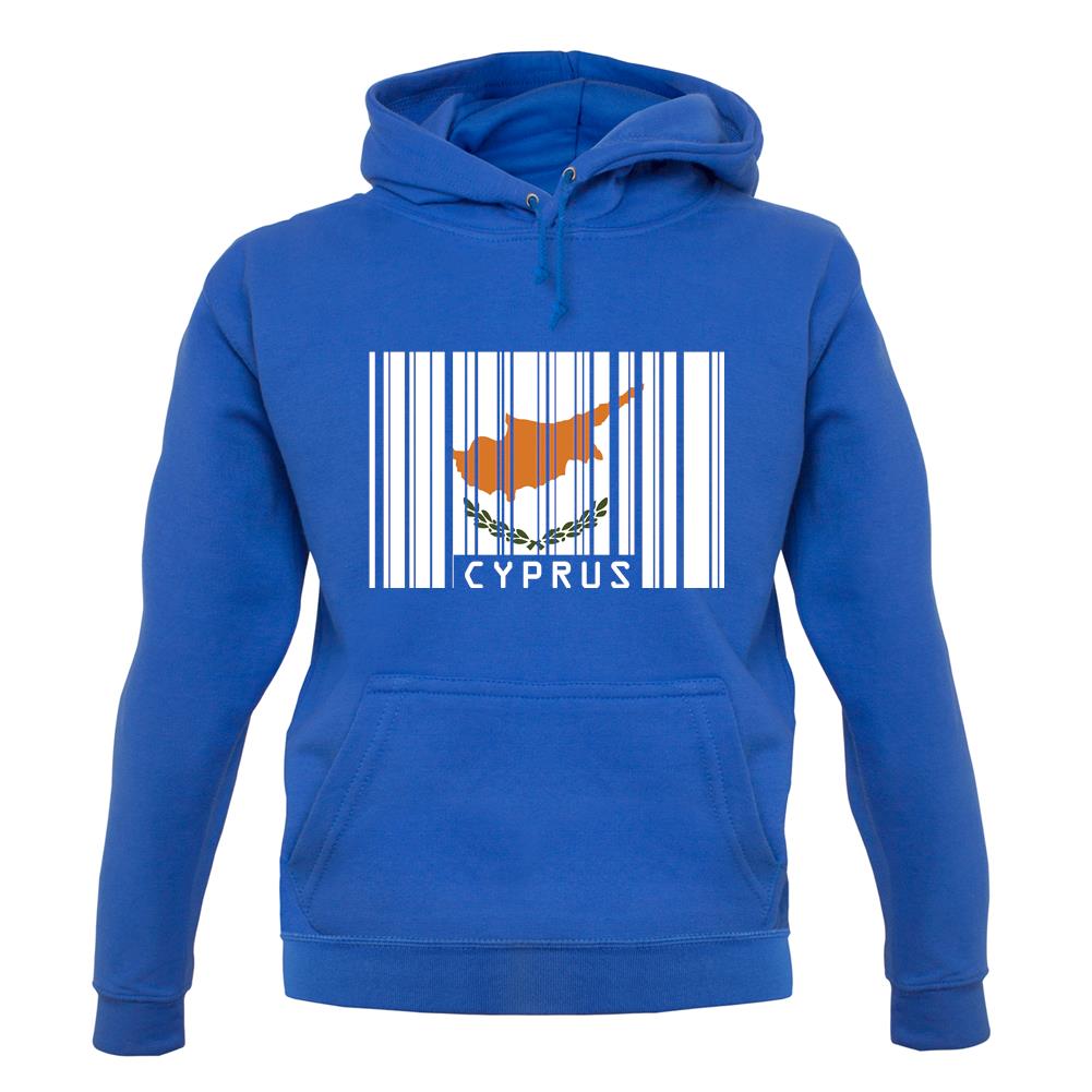 Cyprus Barcode Style Flag unisex hoodie Cyprus Barcode Style Flag unisex hoodie