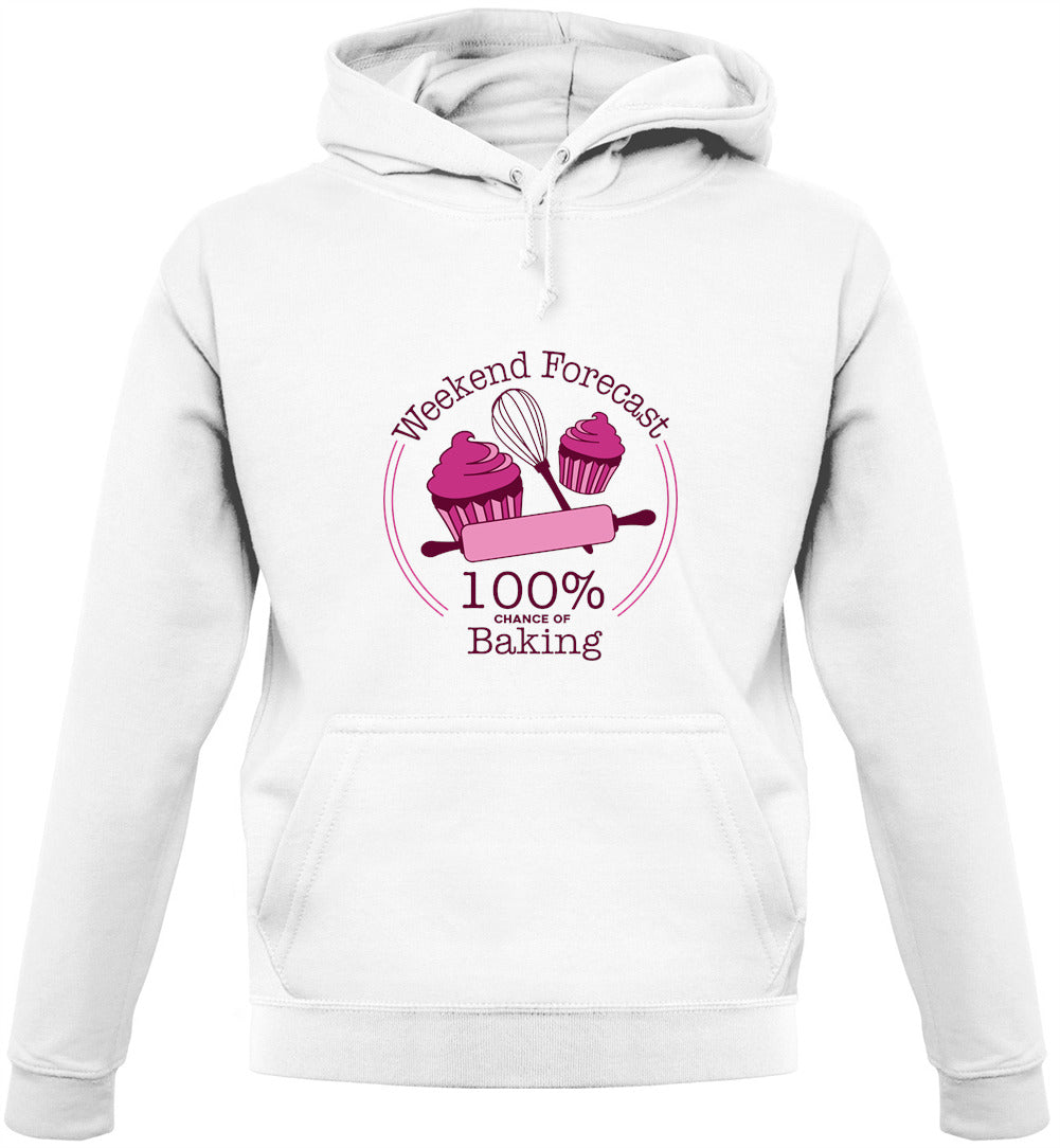 Weekend Forecast - Baking Unisex Hoodie Weekend Forecast - Baking Unisex Hoodie