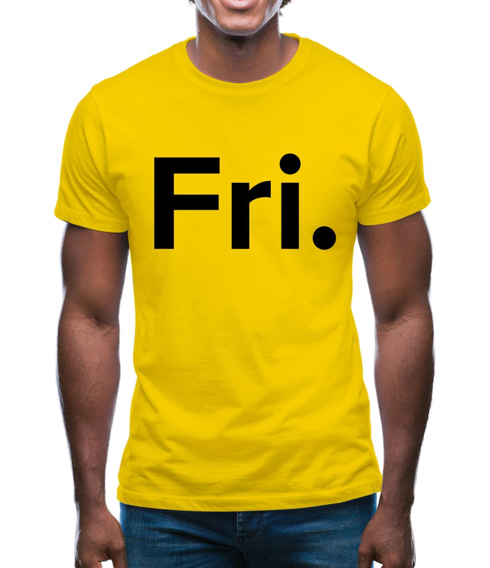 Weekday Fri Mens T-Shirt Weekday Fri Mens T-Shirt