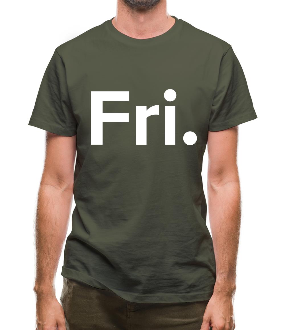 Weekday Fri Mens T-Shirt Weekday Fri Mens T-Shirt