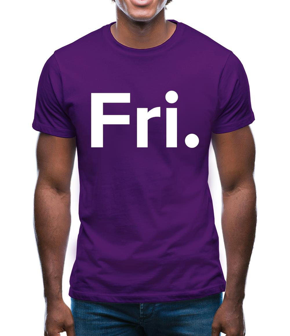 Weekday Fri Mens T-Shirt Weekday Fri Mens T-Shirt