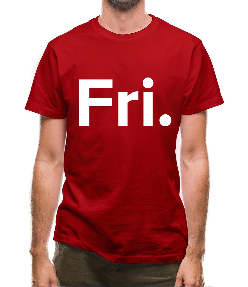 Weekday Fri Mens T-Shirt Weekday Fri Mens T-Shirt