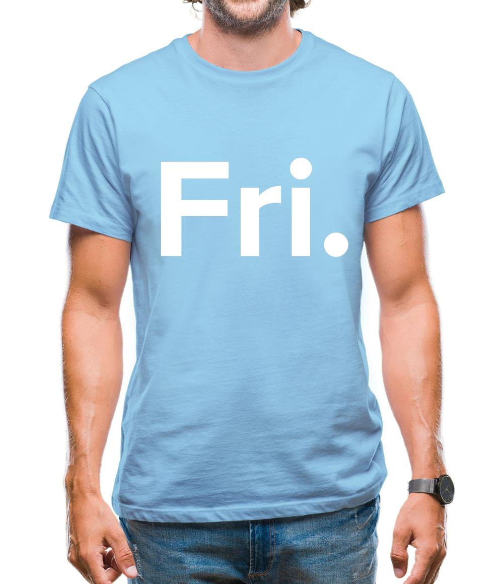 Weekday Fri Mens T-Shirt Weekday Fri Mens T-Shirt