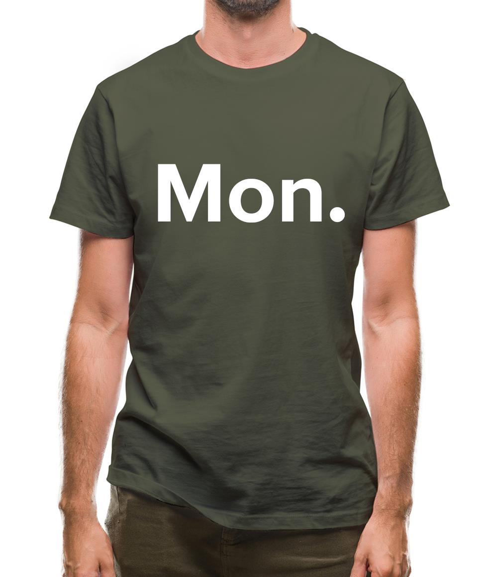 Weekday Mon Mens T-Shirt Weekday Mon Mens T-Shirt