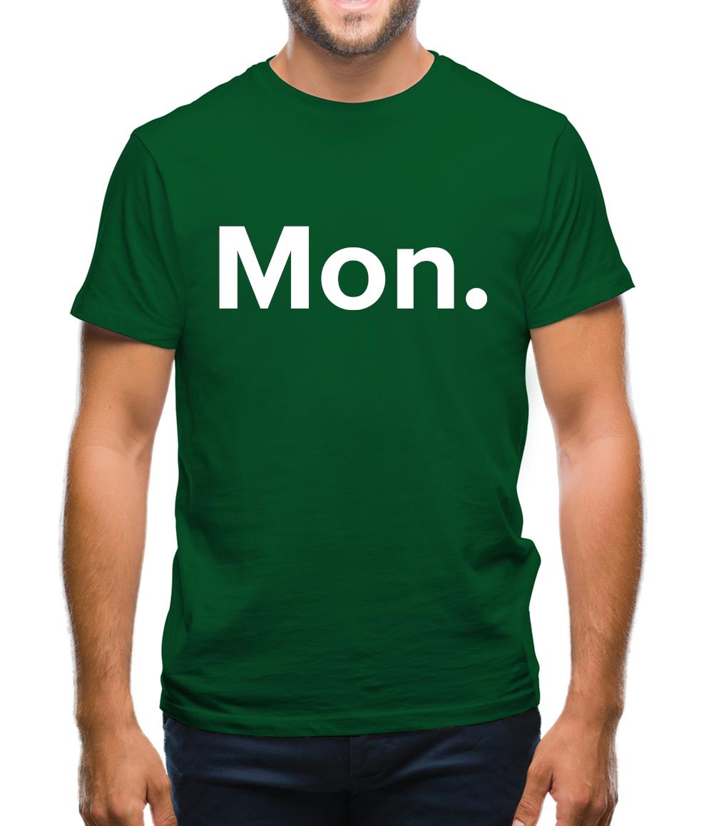 Weekday Mon Mens T-Shirt Weekday Mon Mens T-Shirt