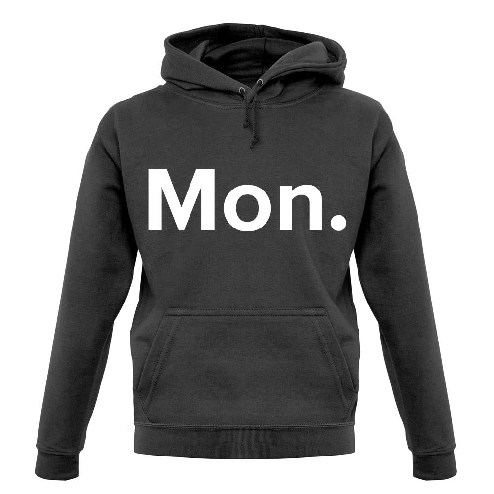 Weekday Mon unisex hoodie Weekday Mon unisex hoodie