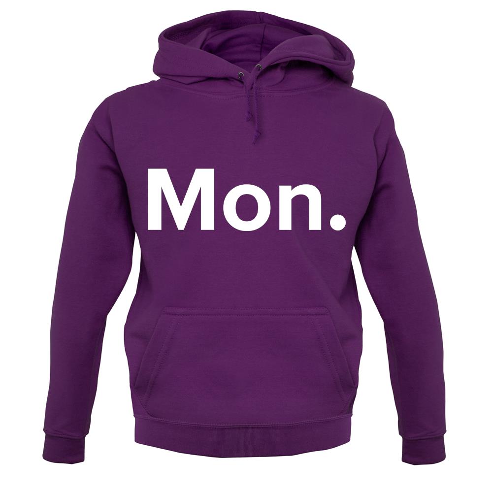 Weekday Mon unisex hoodie Weekday Mon unisex hoodie