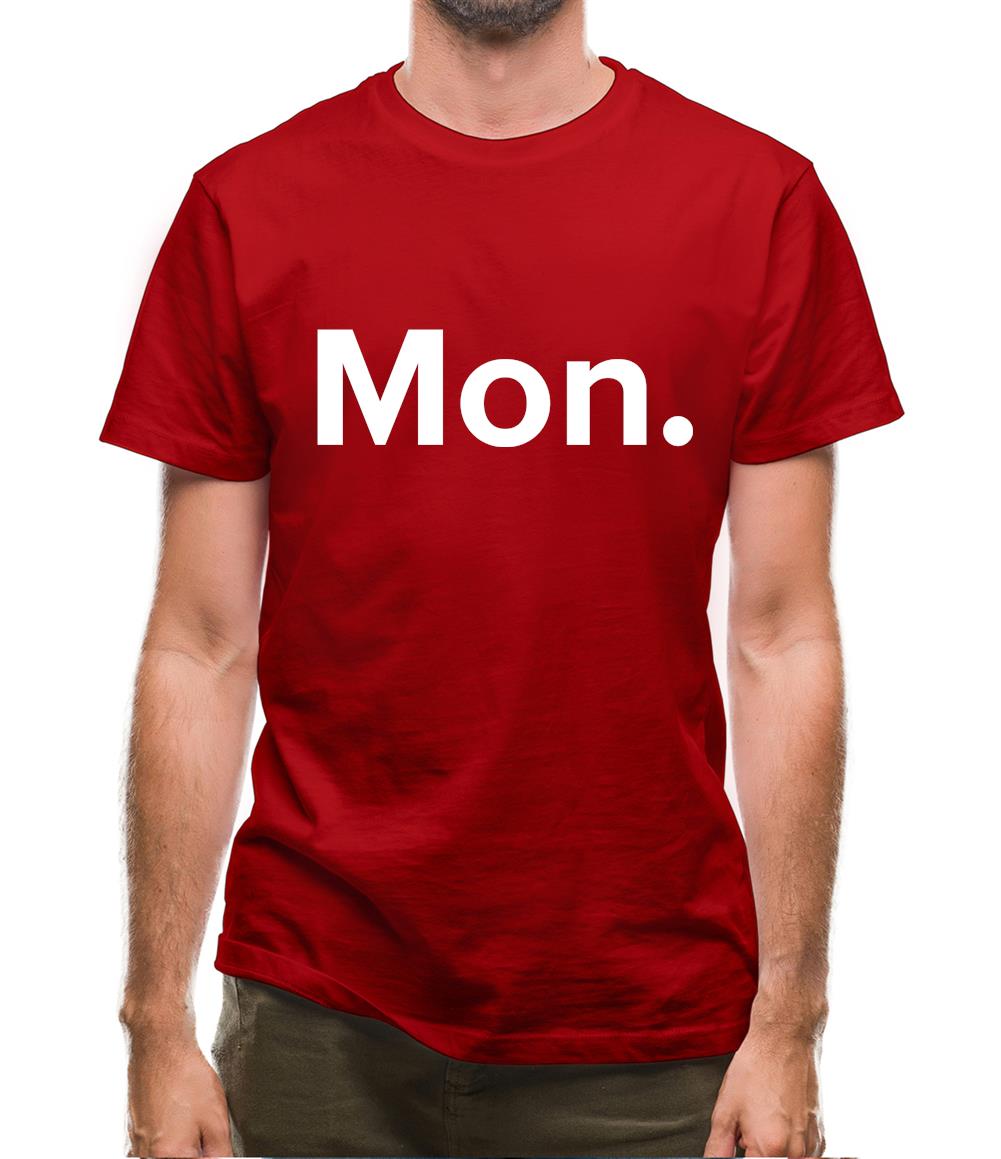 Weekday Mon Mens T-Shirt Weekday Mon Mens T-Shirt