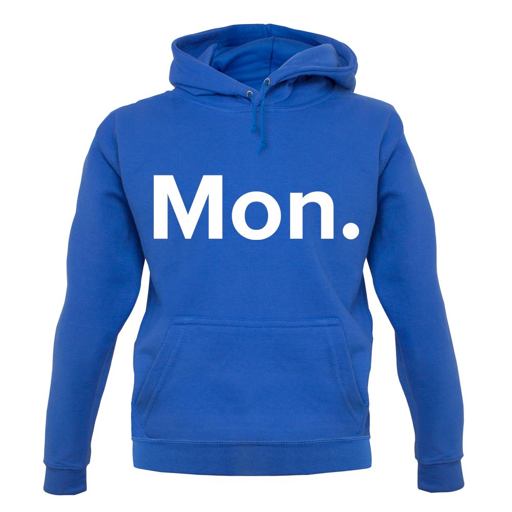 Weekday Mon unisex hoodie Weekday Mon unisex hoodie